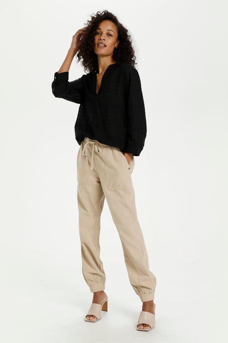 Pants Suiting Relaxed fit Classic Sand - Image 1