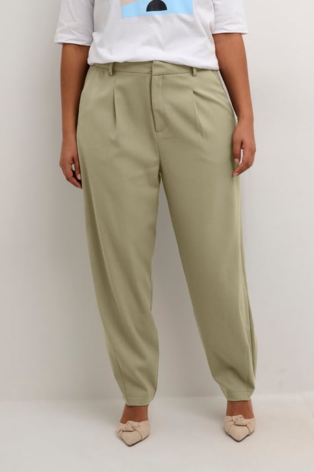 Pants Suiting Loose fit Vetiver green - Image 4