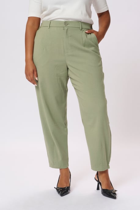 Pants Suiting Loose fit Vetiver green - Image 5