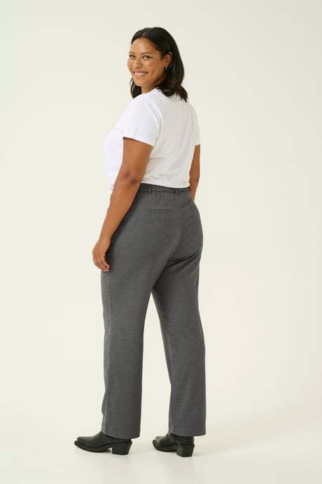 Pants Suiting Loose fit Dark Grey Melange - Image 3