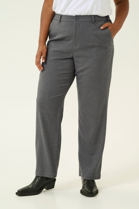 Pants Suiting Loose fit Dark Grey Melange - Image 5