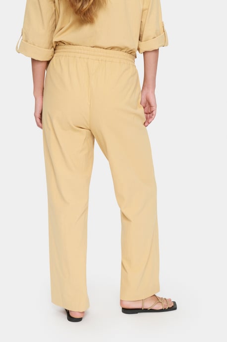 Casual Hose Gerade Passform Croissant yellow - Image 3