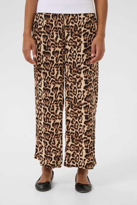 Casual Hose Loose fit Naturel Leopard Print - Image 3