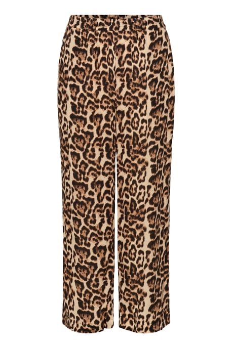 Casual Hose Loose fit Naturel Leopard Print - Image 4