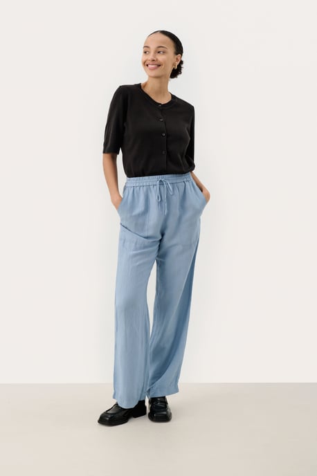 Casual Hose Casual fit Faded Denim blue - Image 1