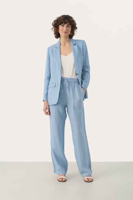 Casual Hose Casual fit Faded Denim blue - Image 2