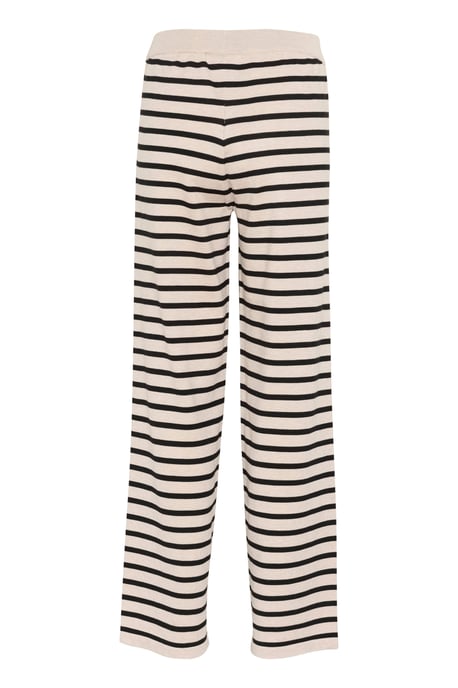 Casual Hose Gerade Passform Gray Morn Mila Stripe black offwhite - Image 5