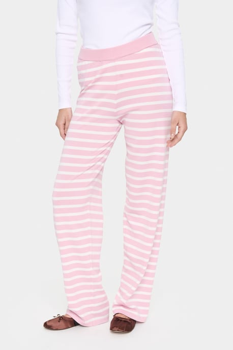 Casual Hose Gerade Passform Pink Nectar/Ice Mel Stripe pink - Image 2