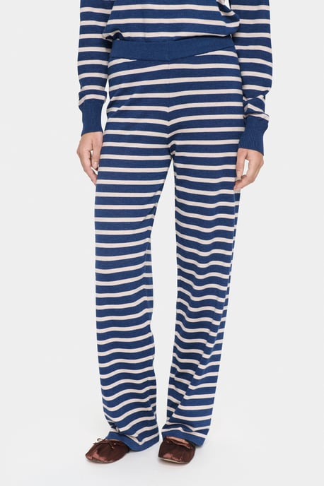 Casual Hose Gerade Passform Titan/Gray Morn Mel Stripe blue white - Image 3