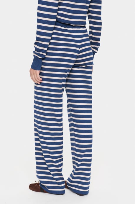 Casual Hose Gerade Passform Titan/Gray Morn Mel Stripe blue white - Image 5