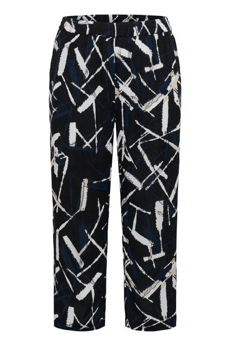 Casual Hose Loose fit Black/Midnight Marine Graphic black blue - Image 4