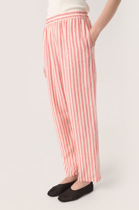Casual Hose Relaxed fit Hot Coral Stripes coral - Image 2