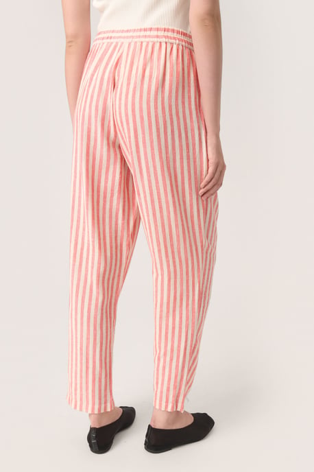 Casual Hose Relaxed fit Hot Coral Stripes coral - Image 3