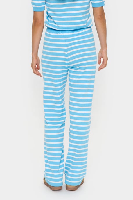 Casual Hose Gerade Passform Ethereal Blue Ice Stripe - Image 5