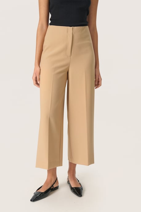 Strickhose Gerade Passform Travertine beige - Image 3