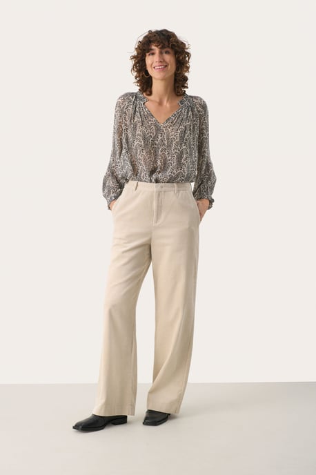 Casual Hose Classic fit French Oak beige - Image 1