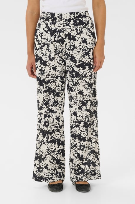 Casual Hose Regular fit Black/Turtledove Flower Print black - Image 3