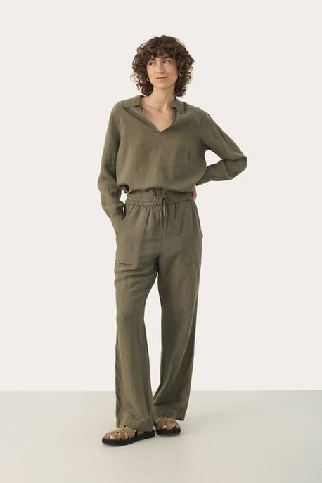 Casual Hose Casual fit Kalamata green - Image 2