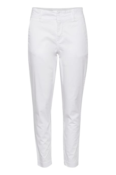 Casual Hose Gerade Passform Bright White - Image 4