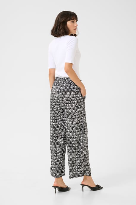 Casual Hose Loose fit Black/Moonstruck Retro Print black - Image 3