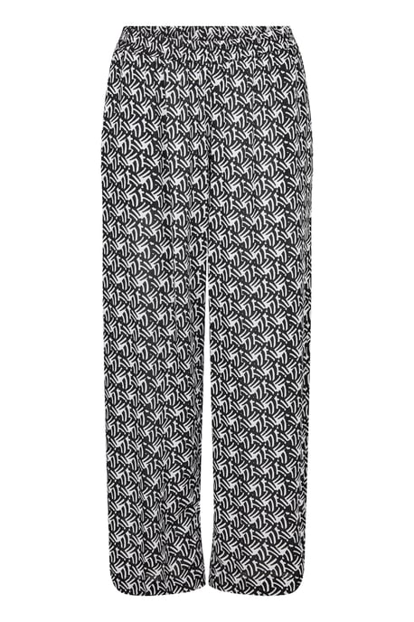 Casual Hose Loose fit Black/Moonstruck Retro Print black - Image 5