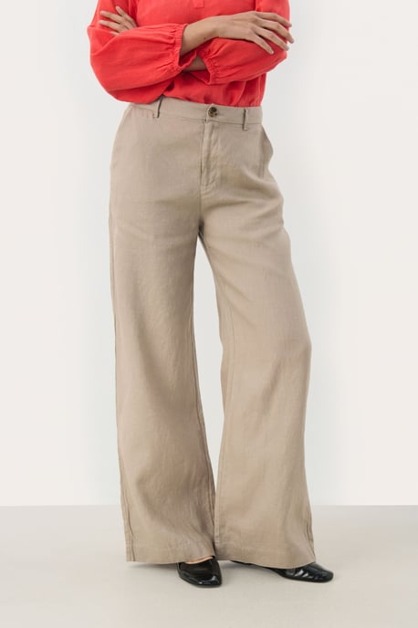 Casual Hose Classic fit Desert Taupe beige - Image 2