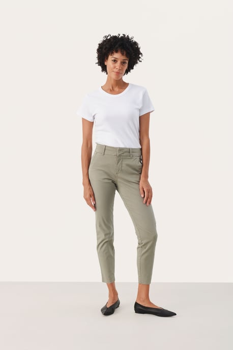 Casual Hose Gerade Passform Vetiver - Image 2
