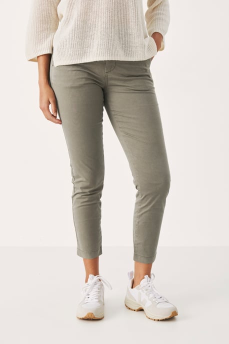 Casual Hose Gerade Passform Vetiver - Image 4