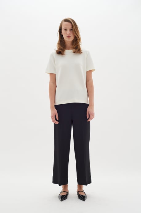 Casual Hose Gerade Passform Blac - Image 3