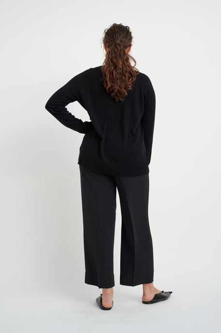 Casual Hose Gerade Passform Blac - Image 5