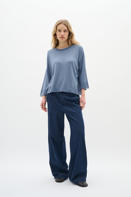 Casual Hose Gerade Passform Blue denim - Image 2