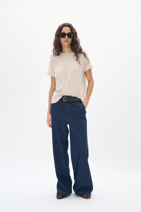 Casual Hose Gerade Passform Blue denim - Image 4