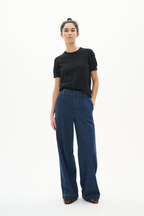 Casual Hose Gerade Passform Blue denim - Image 5