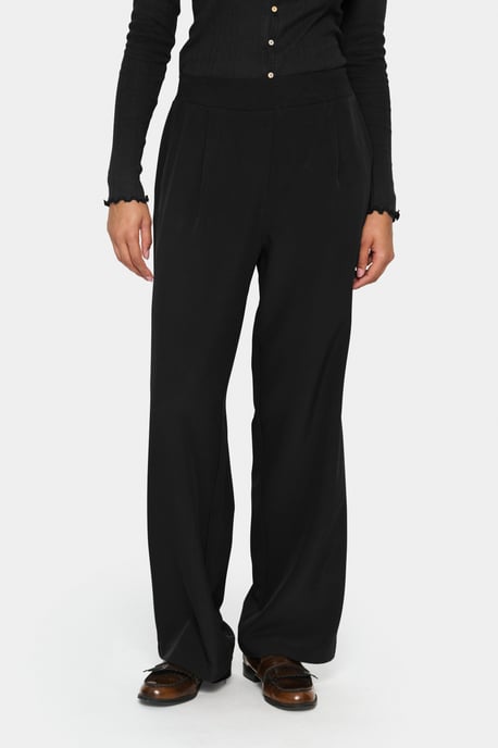 Casual Hose Gerade Passform Blac - Image 5