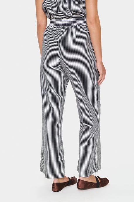 Casual Hose Gerade Passform Ice Nightsky Stripe white blue - Image 3