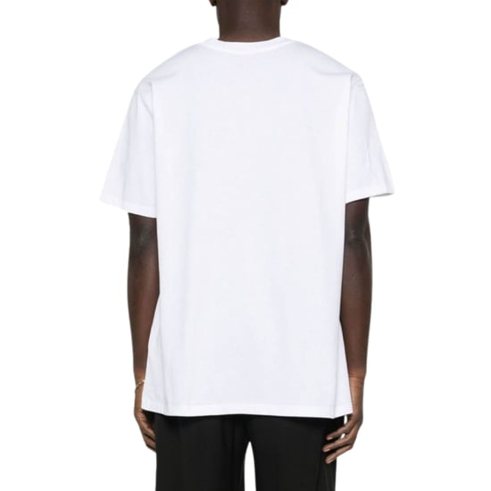 Balmain Paris - Weißes T-Shirt mit auffälligem Markenlogo - Image 3