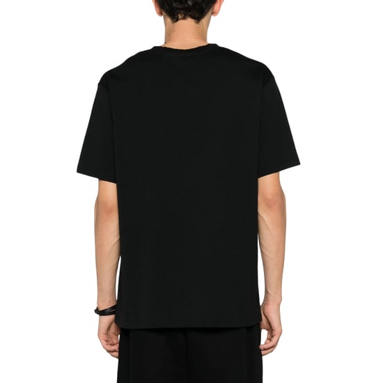 Balmain Paris - Schwarzes T-Shirt mit auffälligem Markenlogo - Image 3