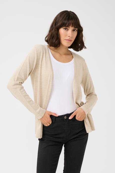 Strickjacke Regular fit Feather Gray Melange - Image 3