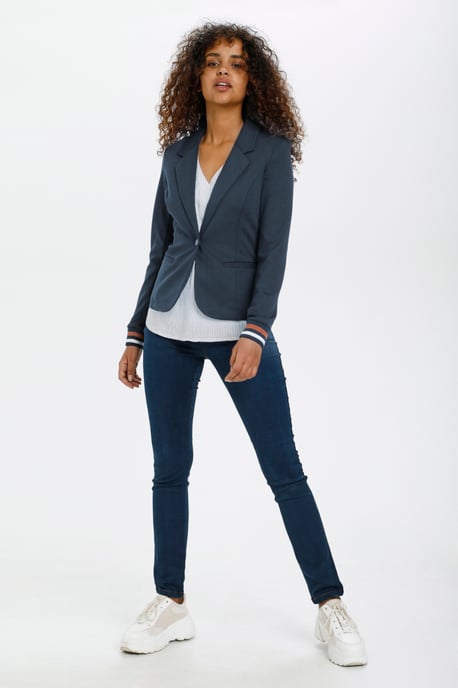 Blazer Regular fit Midnight Marine-Sierra/Chalk blue white - Image 1