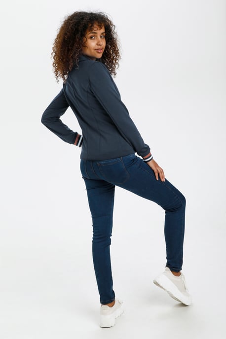 Blazer Regular fit Midnight Marine-Sierra/Chalk blue white - Image 4