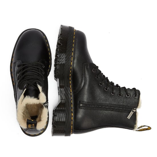 Kaufen Sie Dr. Martens Jadon Pisa Gefütterte Damenstiefel In Schwarz - Image 6