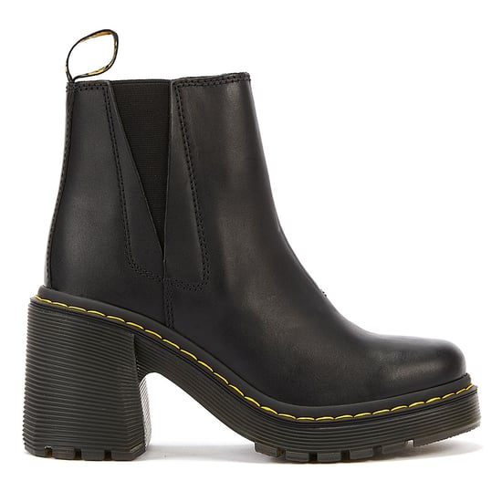 Shoppen Sie Nach Dr. Martens Spence Sendal Leder Damenstiefeln In Schwarz - Image 4