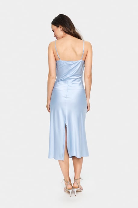 Kleid Fitted Chambray Blue - Image 2