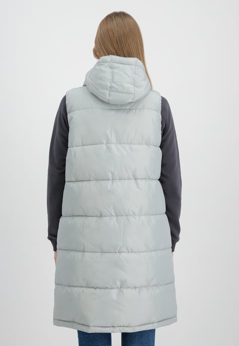 Long Puffer Vest Women - Image 3