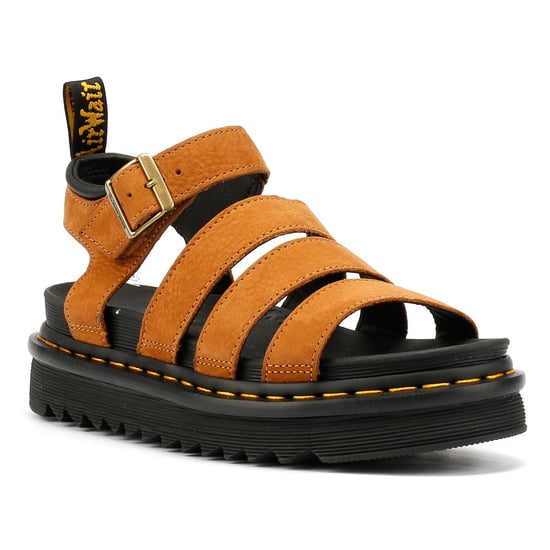 Dr. Martens Blaire Tumbled Nubuck Nubuk Damen Braun Sandalen - Image 2