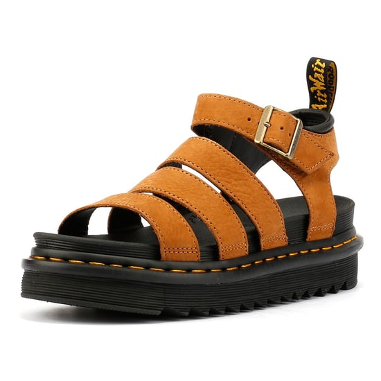 Dr. Martens Blaire Tumbled Nubuck Nubuk Damen Braun Sandalen - Image 3