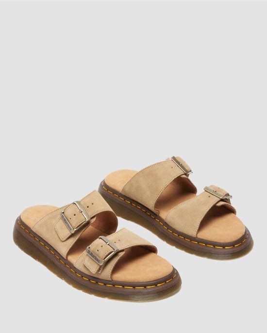 Dr. Martens Josef Suede Brown Sandalen - Image 1