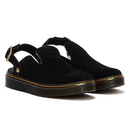 Einkaufen Für Carlson Eh Wildlederimitat-Sandalen Mit Schwarzen Kunstpelzfutter. - Image 1