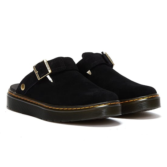 Einkaufen Für Carlson Eh Wildlederimitat-Sandalen Mit Schwarzen Kunstpelzfutter. - Image 2