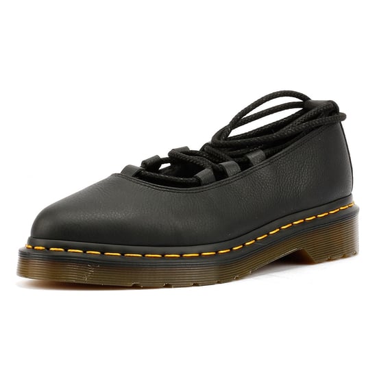 Dr. Martens Elphie II Virginia Lederschuhe Für Damen In Schwarz - Image 3